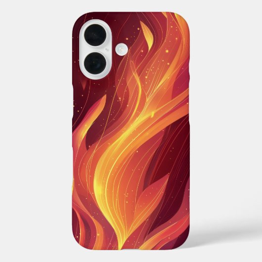 Fiery Streaks Flame Telefoonhoesje Case-Mate iPhone Case (Achterkant)