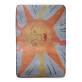 Fiery Sun Badmat (Voorkant Verticaal)