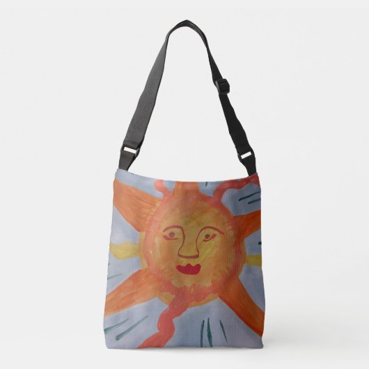 Fiery Sun Crossbody Bag Tas (Voorkant)