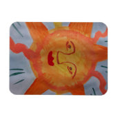 Fiery Sun Flexible Photo Magnet Magneet (Horizontaal)