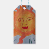 Fiery Sun Gift Label Cadeaulabel (Voorkant)