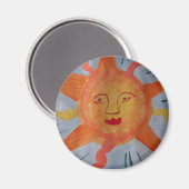 Fiery Sun Magnet (Voorkant / Achterkant)