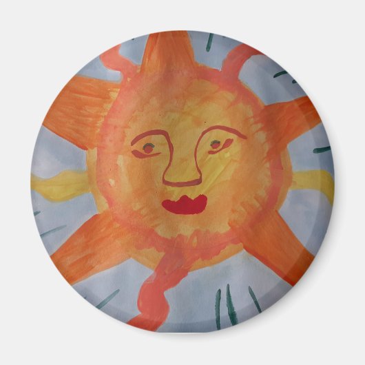 Fiery Sun Magnet (Voorkant)