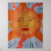 Fiery Sun Poster (Voorkant)