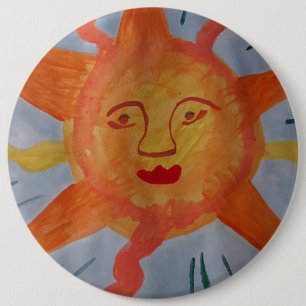 Fiery Sun Ronde Button 6,0 Cm