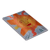 Fiery Sun Spiral Notitieboek (Rechterzijde)