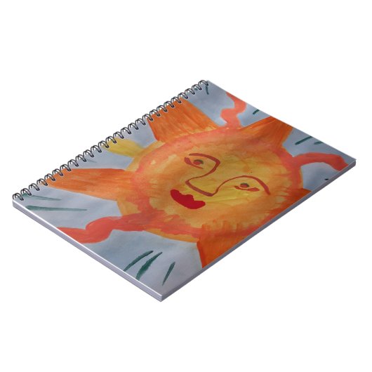 Fiery Sun Spiral Notitieboek (Linkerzijde)