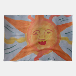 Fiery Sun Tea Towel Theedoek