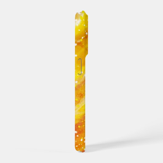 Fiery Sunset Abstracte telefoonhoesje iPhone Hoesje (Rechterkant)