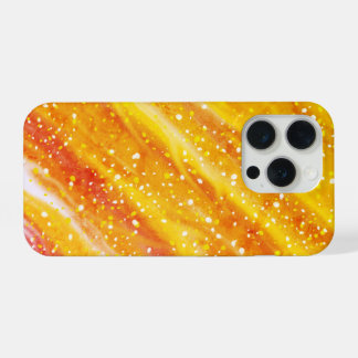 Fiery Sunset Abstracte telefoonhoesje iPhone 15 Pro Case