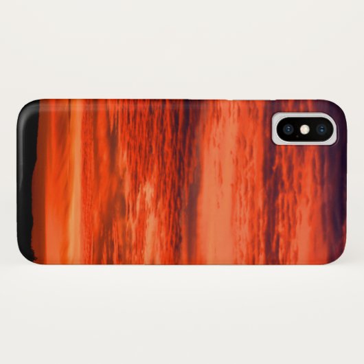 Fiery Sunset Case-Mate iPhone Case (Achterkant (horizontaal))