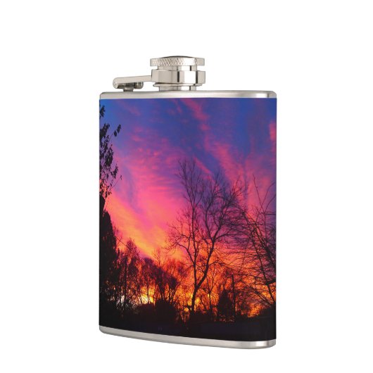 Fiery Sunset Flask Heupfles (Links)
