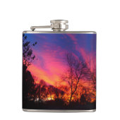 Fiery Sunset Flask Heupfles (Voorkant)