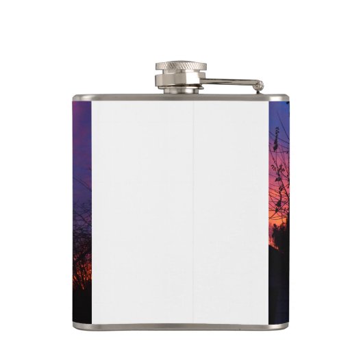 Fiery Sunset Flask Heupfles (Achterkant)