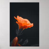 🧡 Fiery Sunset Hibiscus 🌅 Poster (Voorkant)