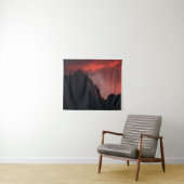 Fiery sunset in bergen wandkleed (In Situ (horizontaal))