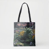 Fiery Sunset in de Late Season Garden Tote Bag (Voorkant)