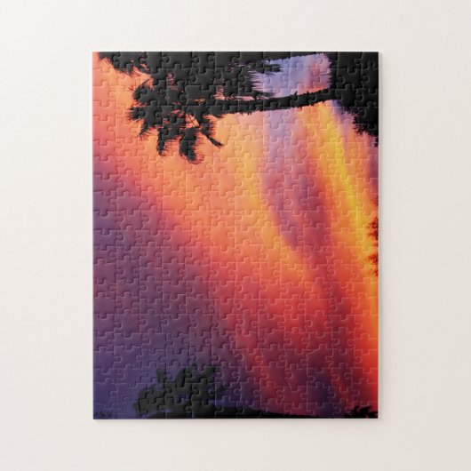 Fiery Sunset Legpuzzel (Verticaal)