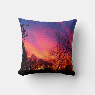 Fiery Sunset Pillow Kussen