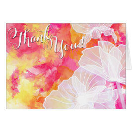 FIERY SUNSET WATERVERF HOLLYHOCK BRUILOFT 2