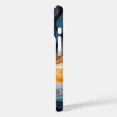 Fiery Swirl Abstract – Bold & Dynamic Art Case-Mate iPhone Case (Achterkant / Links)