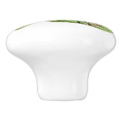 Fiery Throated Hummingbird Keramische Knop (Zijkant)