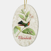 Fiery Throated Hummingbird Ornament (Links)