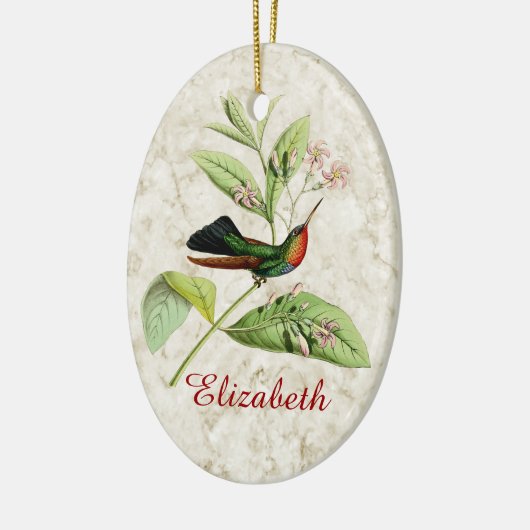 Fiery Throated Hummingbird Ornament (Links)