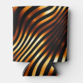 Fiery Tiger Stripes Blikjeskoeler (Voorkant)