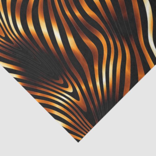 Fiery Tiger Stripes Tissuepapier (Detail)