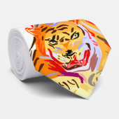 Fiery Tiger Stropdas (Opgerold)