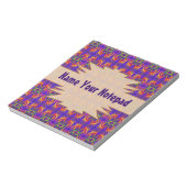 Fiery Tribal Pattern Notitieblok (Linkerzijde)