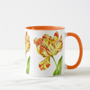 Fiery Tulips op een Combo Mok