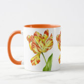 Fiery Tulips op een Combo Mok (Links)