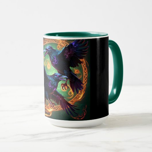 Fiery Two Ravens Mok (Voorkant rechts)