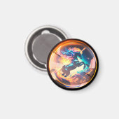 Fiery Unicorn Magneet (Voorkant / Achterkant)