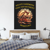 Fiery valor ingewikkeld heldhaftig ontwerp van bra canvas afdruk (Insitu (Slaapkamer))