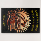 Fiery valor ingewikkeld heldhaftig ontwerp van bra legpuzzel (Horizontaal)