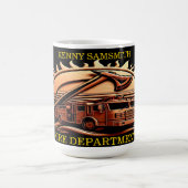 Fiery valor ingewikkeld heldhaftig ontwerp van bra magische mok (Midden)