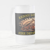 Fiery valor ingewikkeld heldhaftig ontwerp van bra matglas bierpul (Voorkant links)