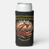 Fiery valor ingewikkeld heldhaftig ontwerp van bra seltzer blikjeskoeler (Seltzer Voorkant)