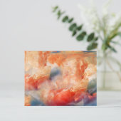 Fiery Veins of Liquid Marble Briefkaart (Staand voorkant)