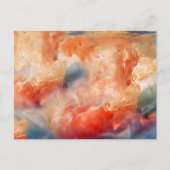 Fiery Veins of Liquid Marble Briefkaart (Voorkant)