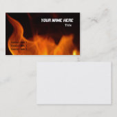 Fiery Visitekaartje (Voorkant / Achterkant)