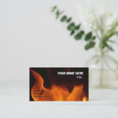 Fiery Visitekaartje (Staand voorkant)