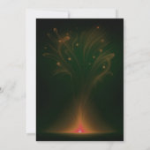 Fiery Voetbal verjaardagsuitnodiging Kaart (Achterkant)