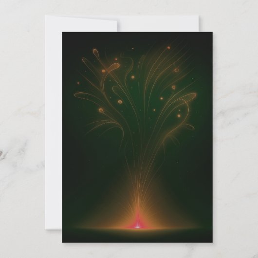 Fiery Voetbal verjaardagsuitnodiging Kaart (Achterkant)