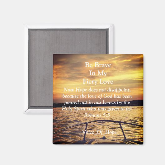 Fiery Voice of Hope Magnet (Voorkant / Achterkant)