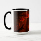 Fiery Volcano Mok – Bold Coffee Cup voor Natuur. (Links)