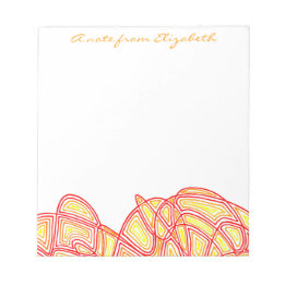 Fiery Waves Notitieblok